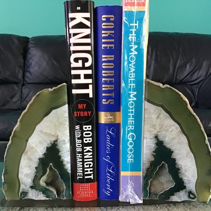 Review photo of the agate bookends