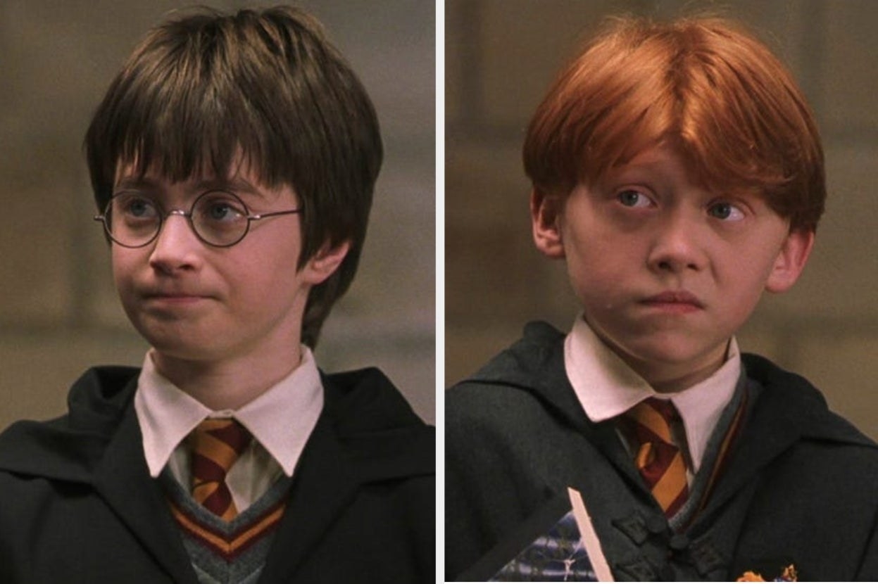 Harry Potter and Ron Weasley