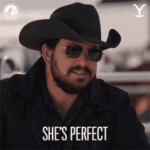 man saying &quot;she&#x27;s perfect&quot; on the show Yellowstone