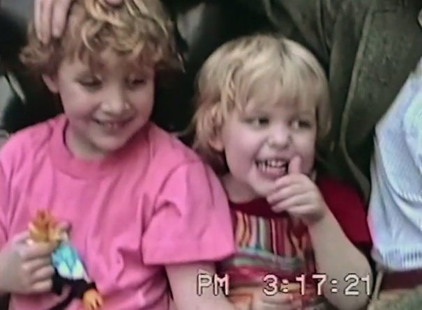 Archived family videos of Dylan and Ronan