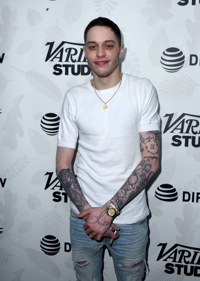 Pete Davidson at the Big Time Adolescence afterparty