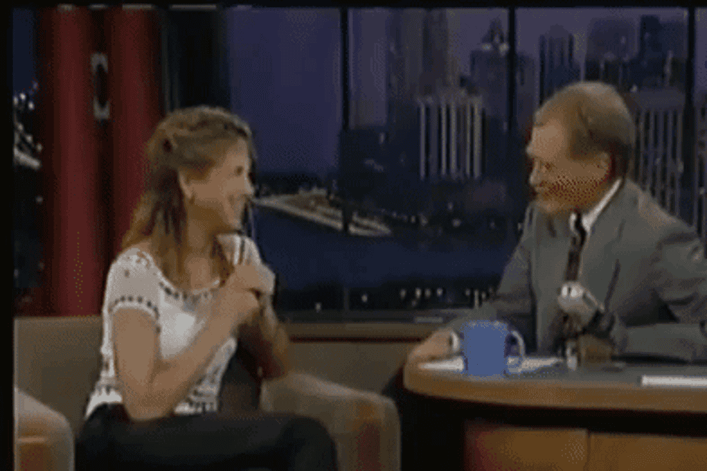 Jennifer rubs her hands together while talking during the interview