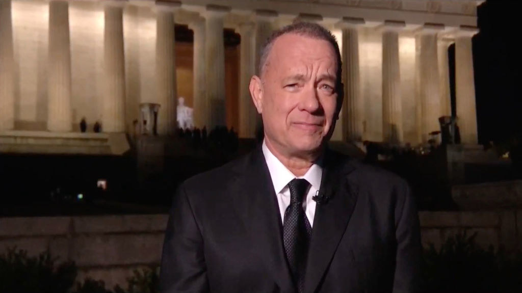 Tom Hanks at Joe Biden&#x27;s Inauguration, 2021