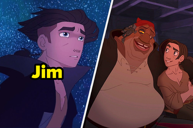 Jim Hawkins and Jim with John Silver