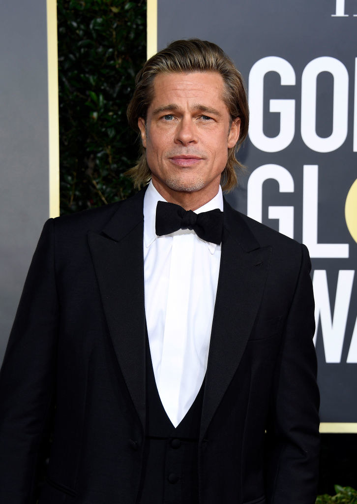 Brad Pitt at the Golden Globe awards in 2020