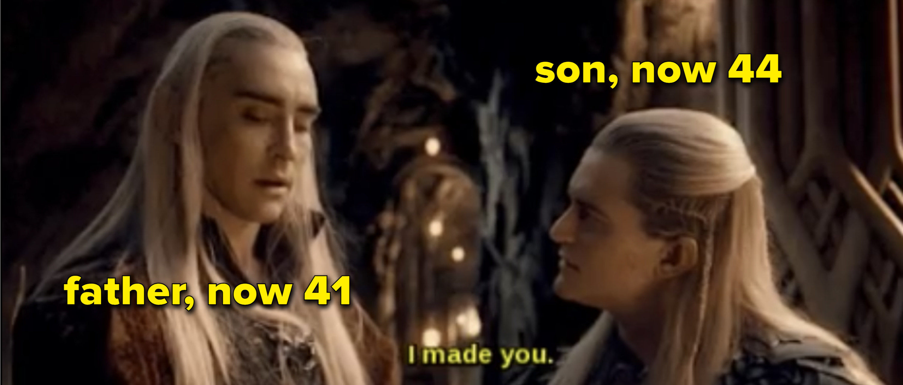 Legolas and his dad
