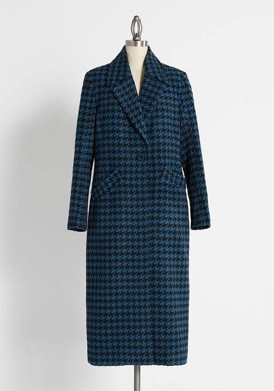 The houndstooth coat