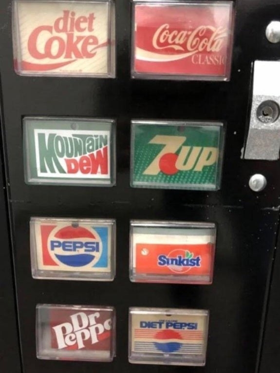 old school vending machine