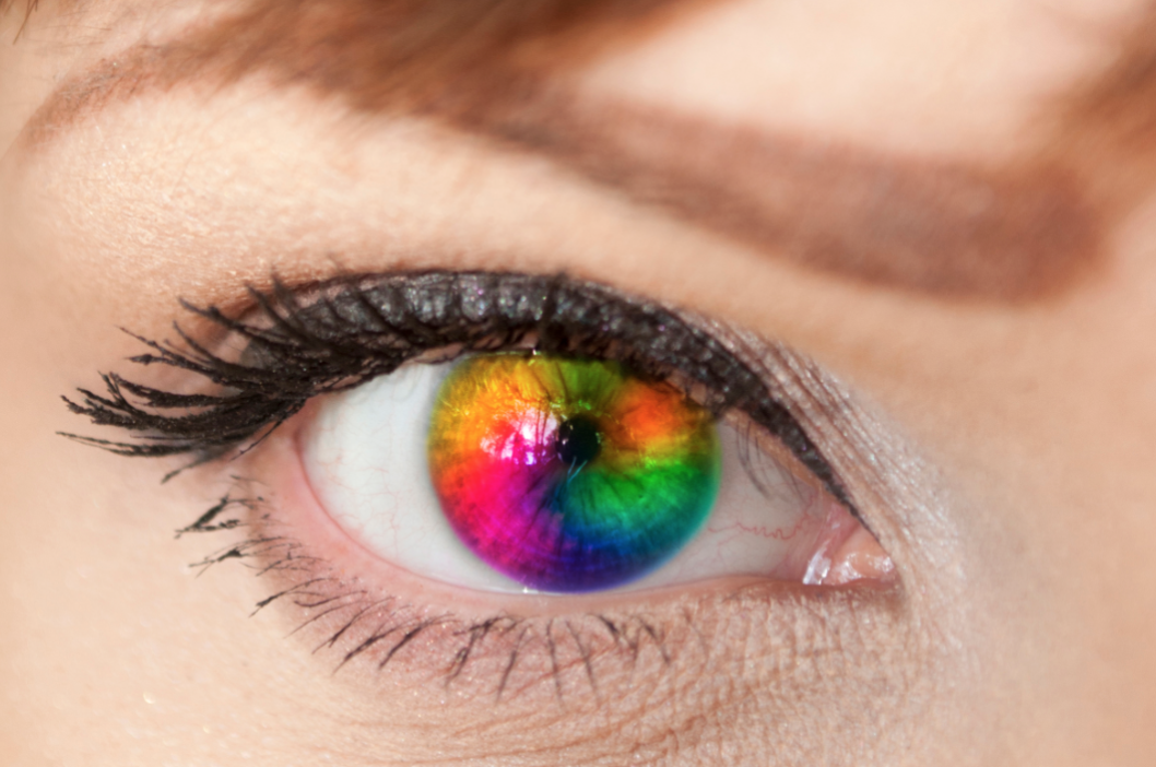 Rainbow eye 