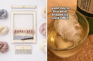 loom kit and skull ice mold