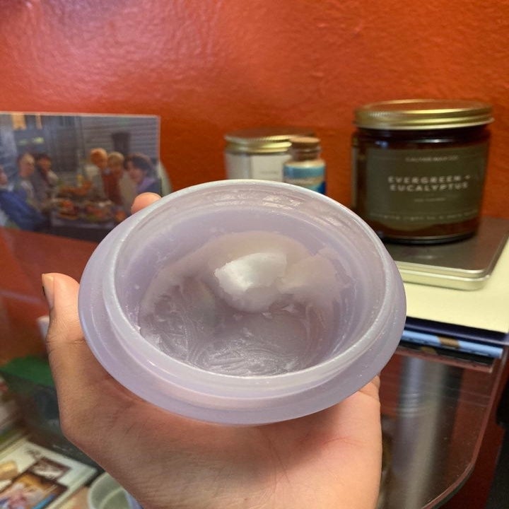 BuzzFeed writer's nearly empty container 