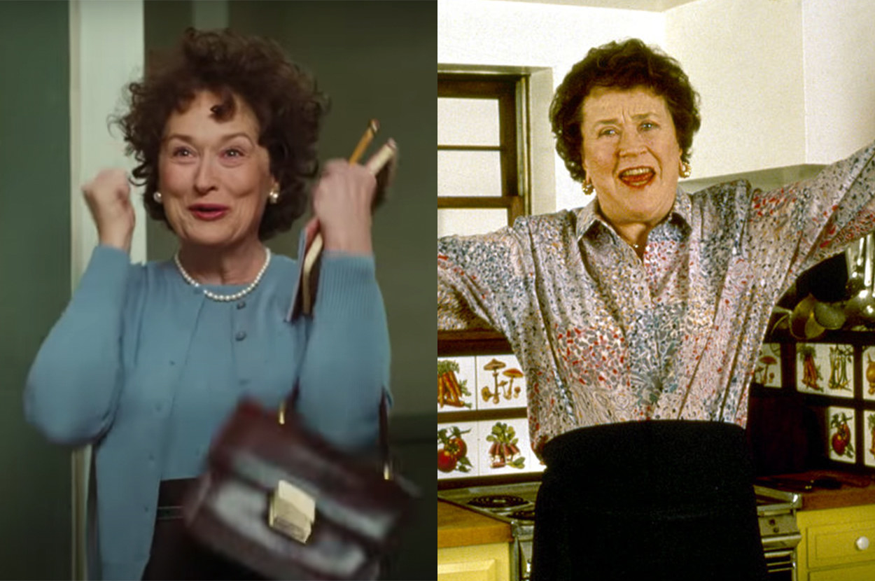 Meryl and Julia both have curly hair