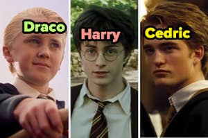Draco, Harry, and Cedric