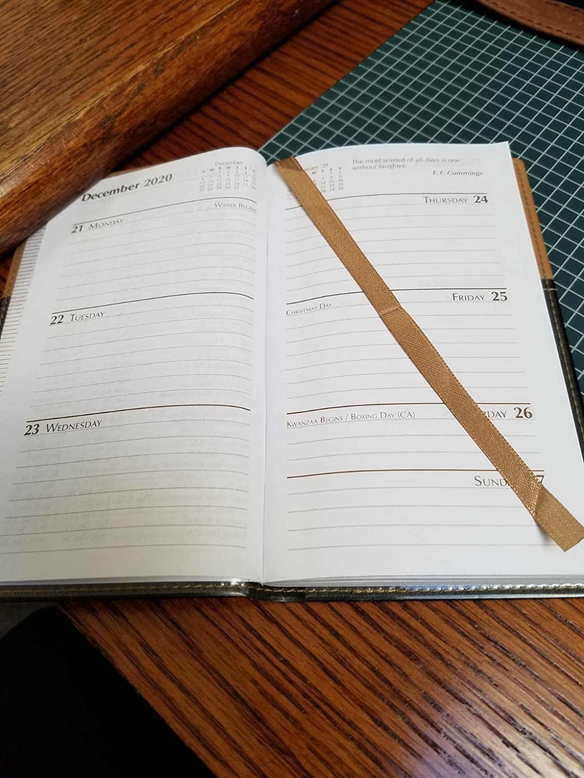 Simple Design A4 Week to View Dated Planner Book, 2021 Diary by SmartPanda