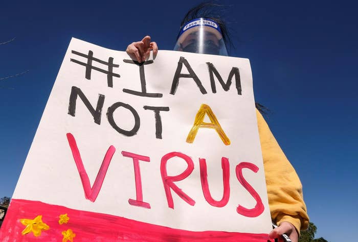 #I Am Not A Virus Sign