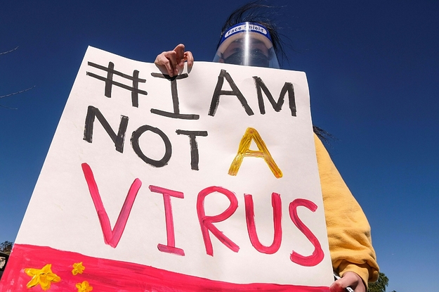 #I Am Not A Virus Sign