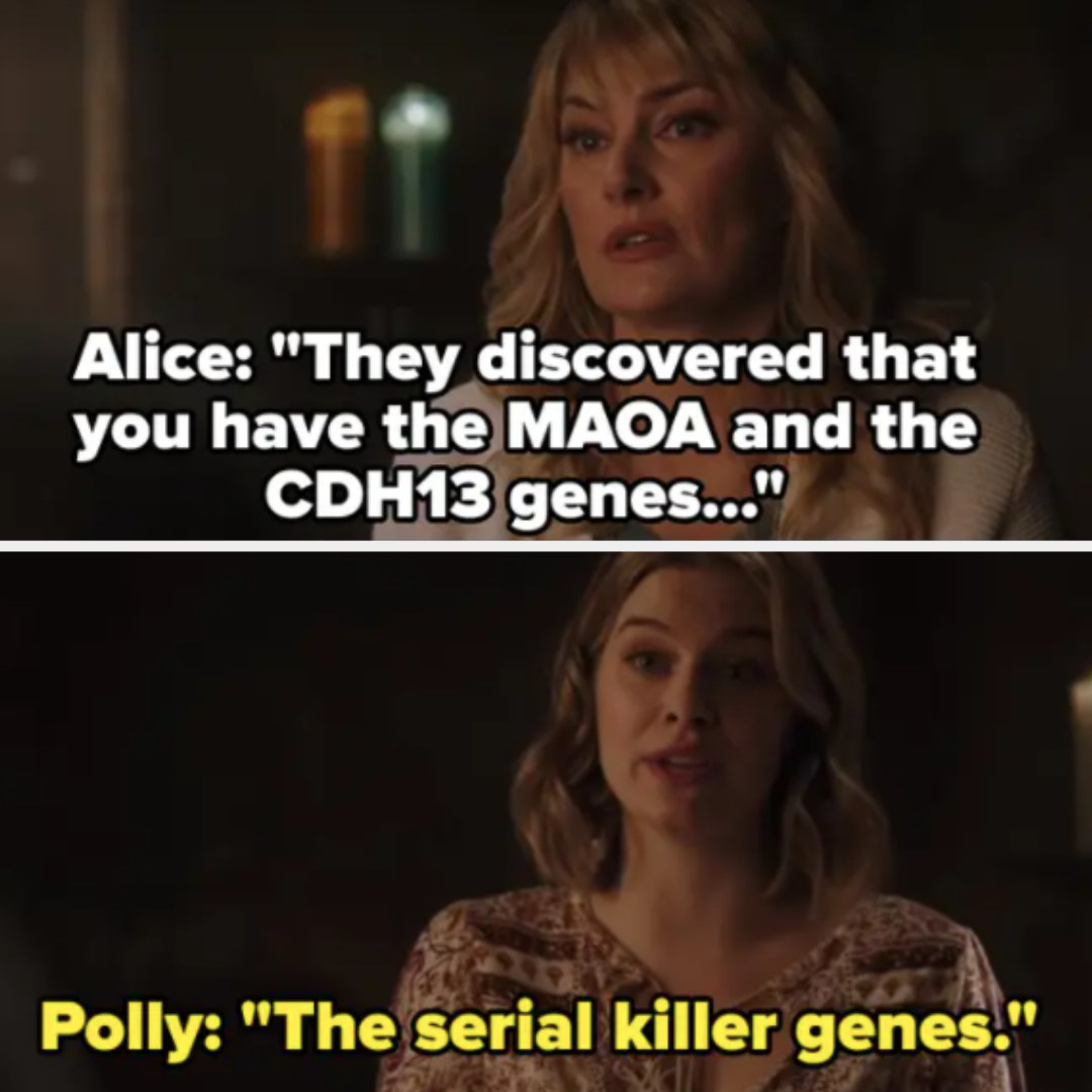 Alice and Polly tell Betty she has the serial killer genes