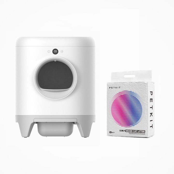 Product shot of PURA X and Everclean Flushable Litter package.