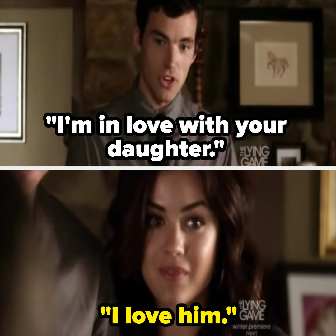 Aria and Ezra tell her parents they&#x27;re in love