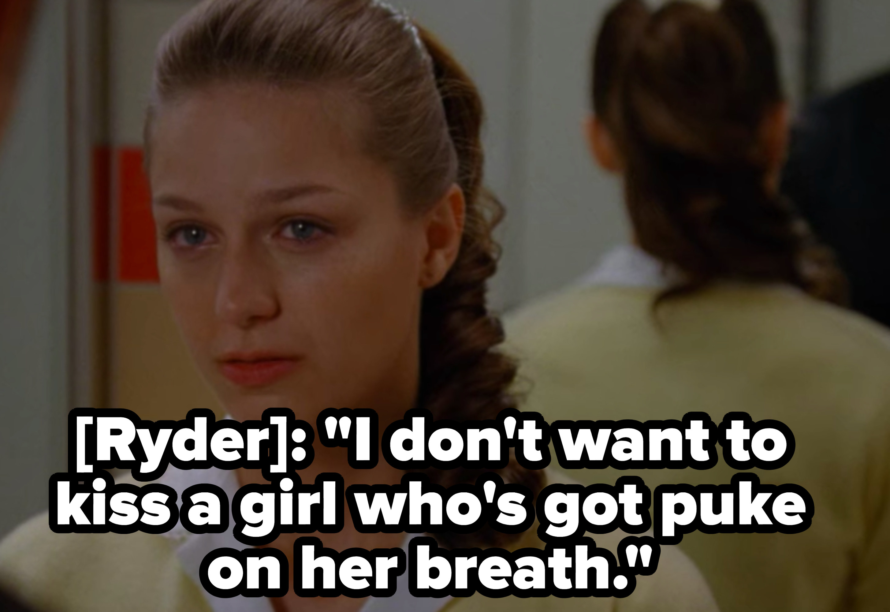 Ryder to Marley: &quot;I don&#x27;t want to kiss a girl who&#x27;s got puke on her breath&quot;