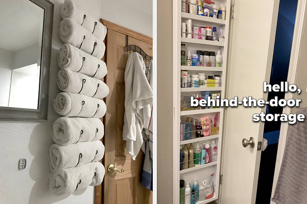 25 Ways To Organize A Tiny Bathroom That'll End Up Making A Big, Big Difference