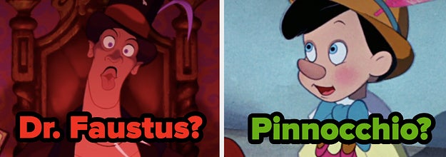 Dr Facilier and Pinocchio