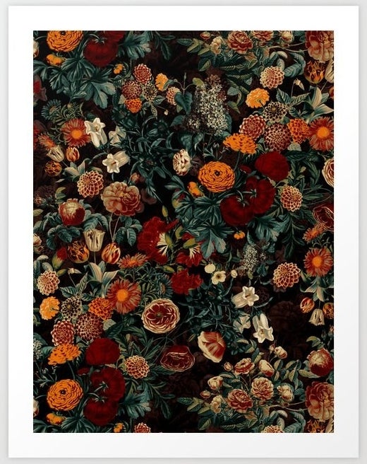 A print of flowers 