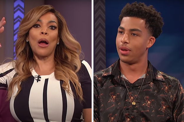 Wendy Williams interviewing Marcus Scribner