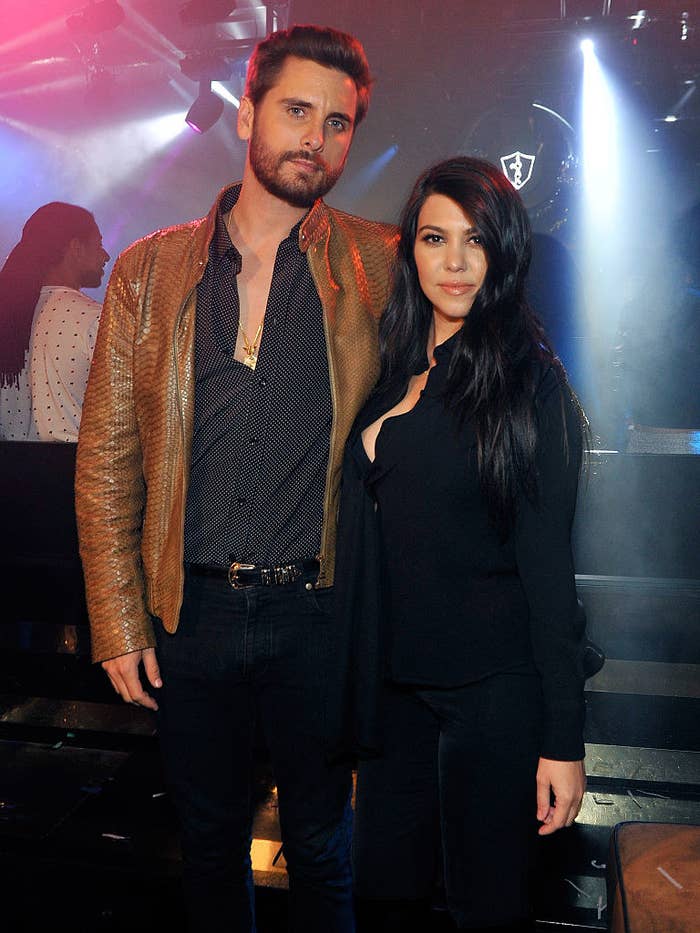  Scott Disick and Kourtney Kardashian at the 1 OAK Nightclub at The Mirage Hotel &amp;amp; Casino 