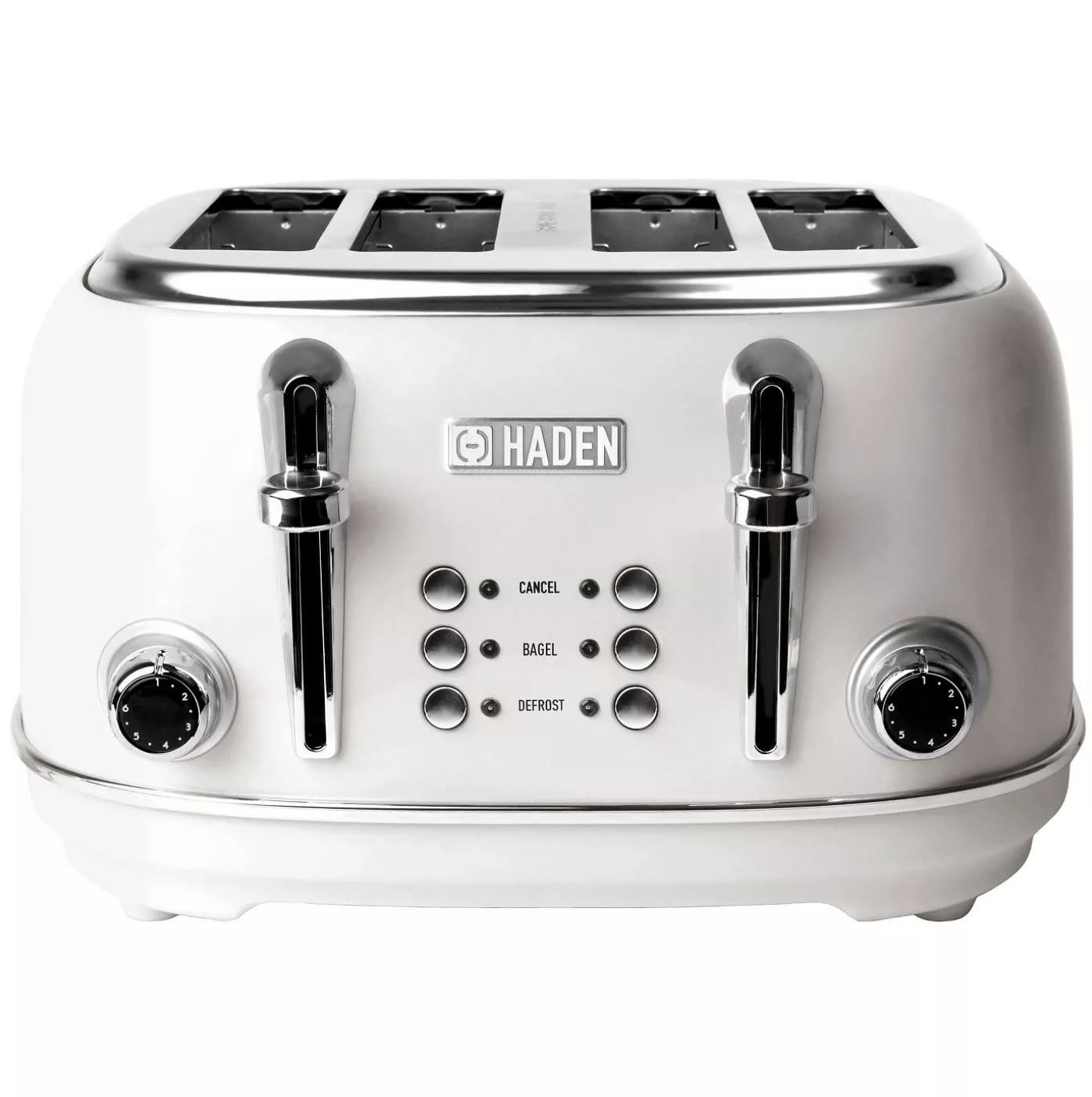 The white retro toaster