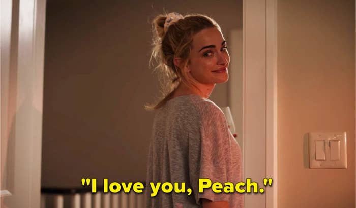 Georgia saying, &quot;I love you, Peach&quot;