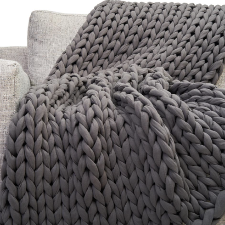 Blanket on couch