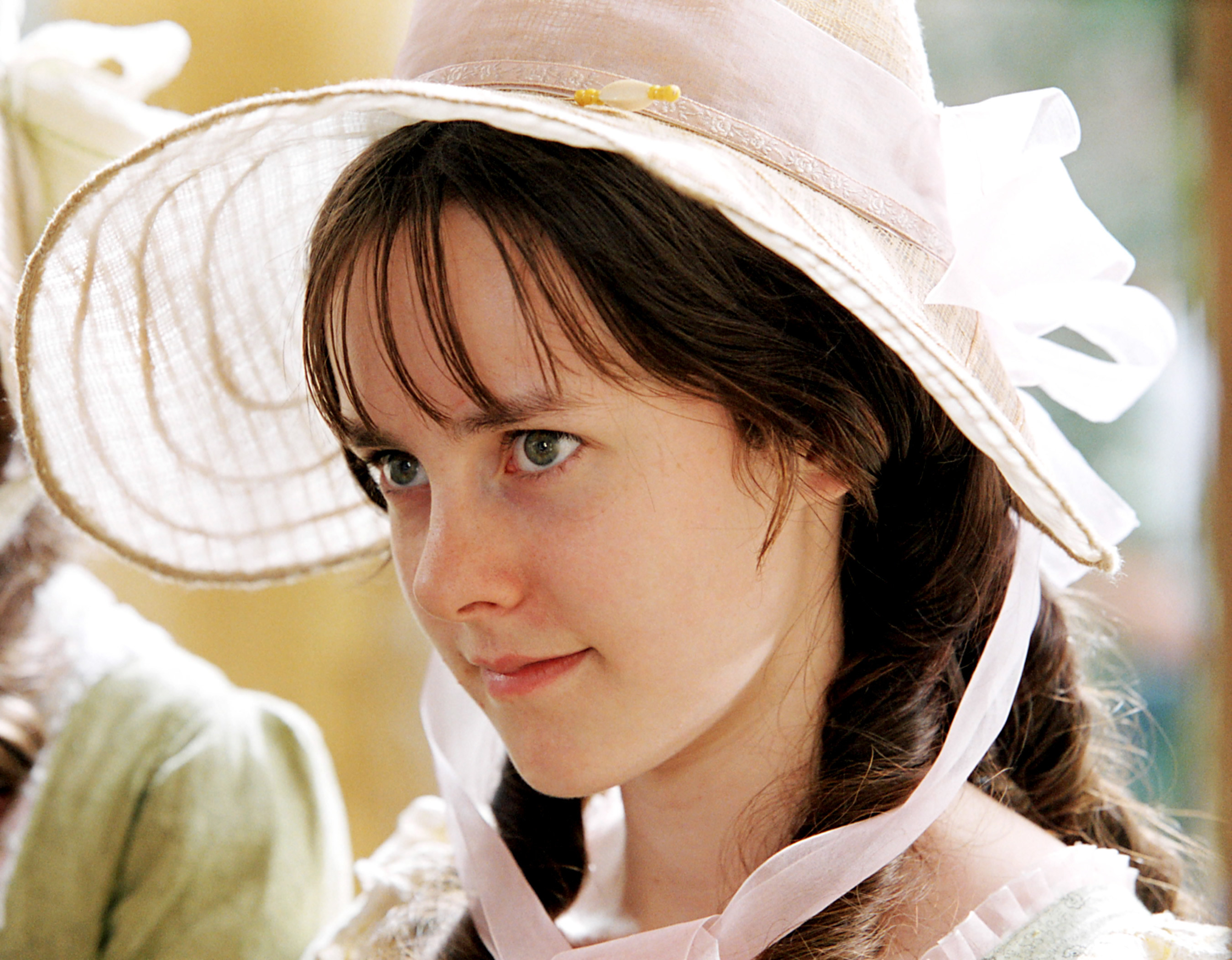 Lydia Bennet in her bonnet 