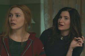 Agatha Harkness talking to Wanda 