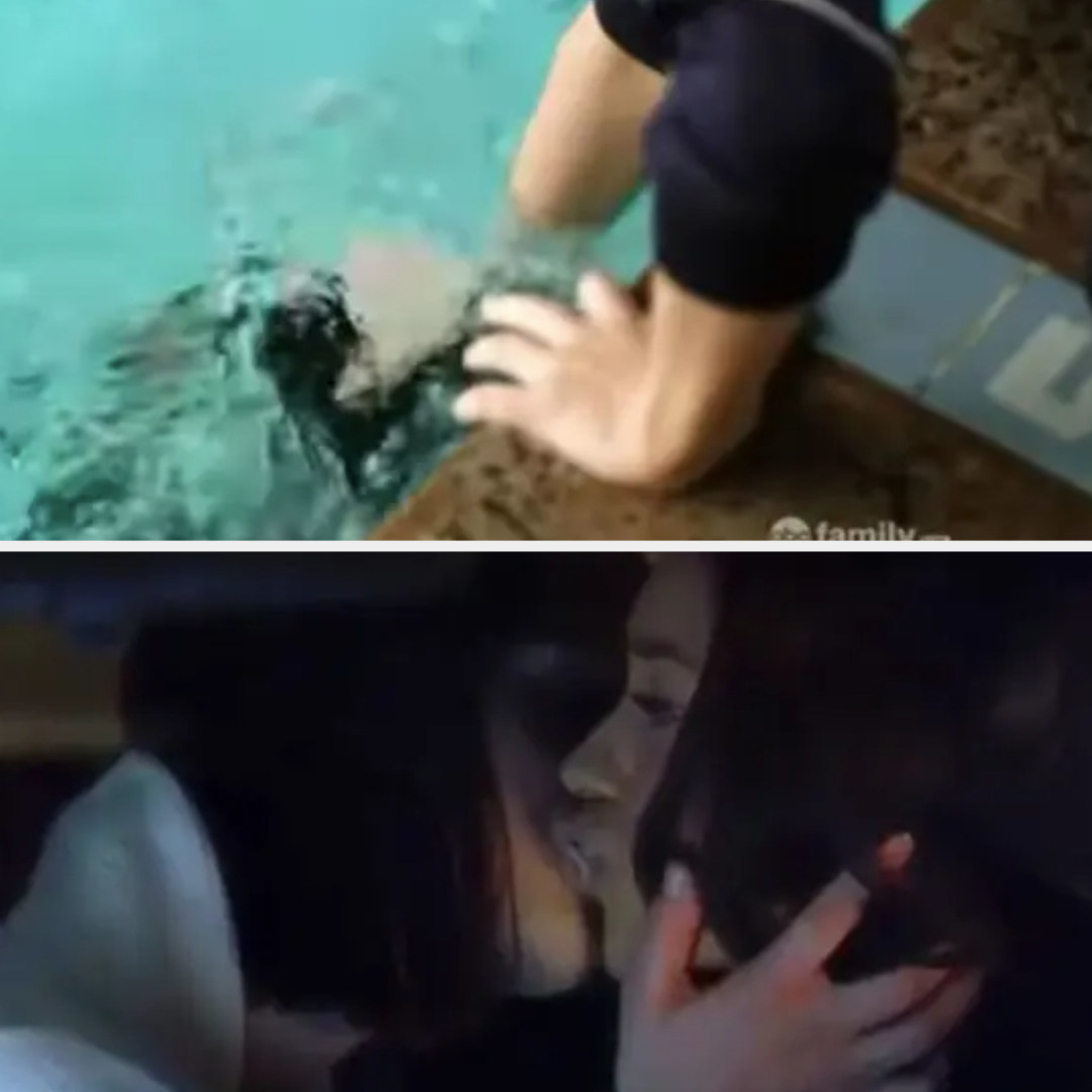 Paige tries to drown Emily, kisses her a couple of episodes later