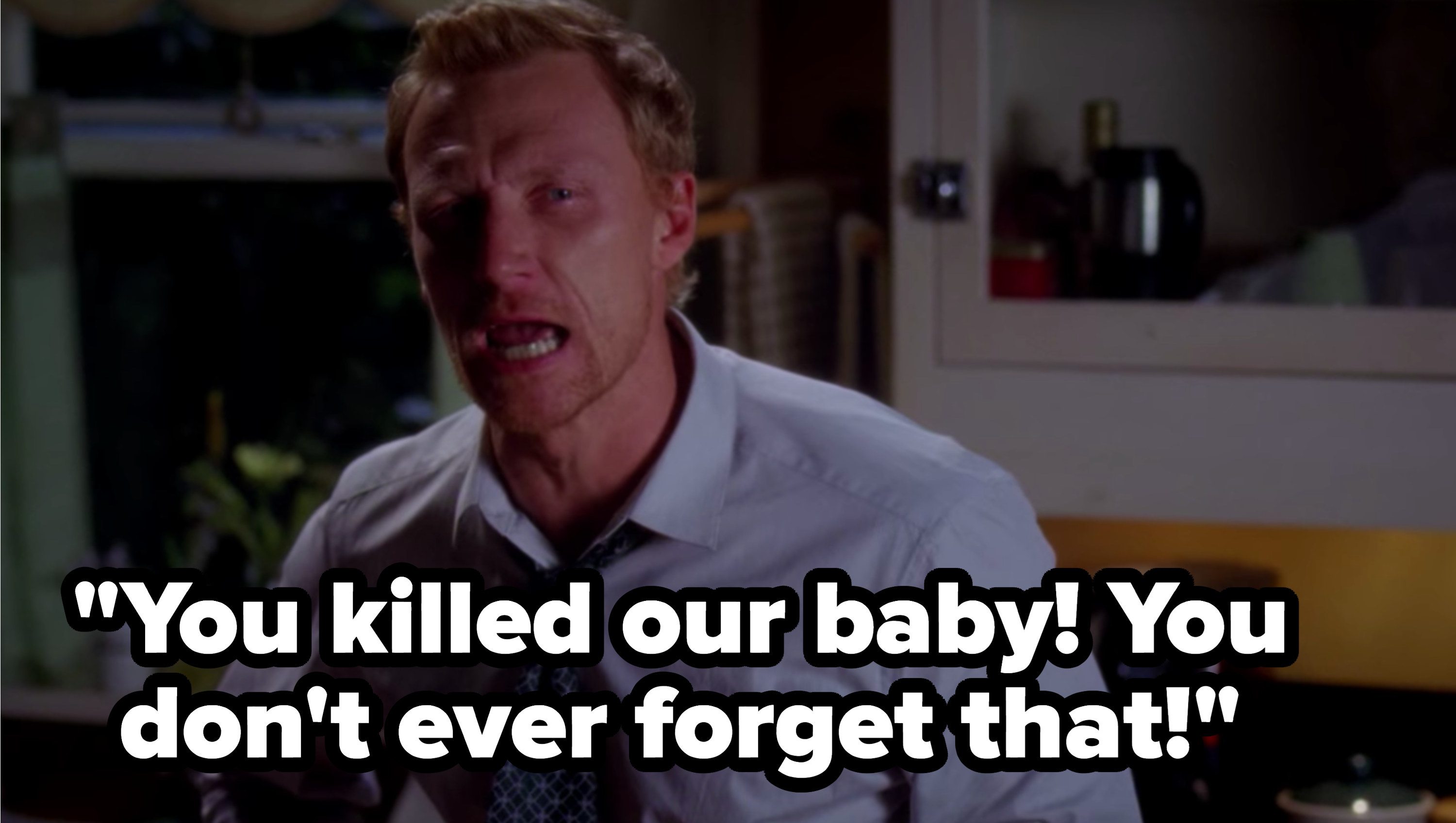 Owen yells at Cristina and says she killed their baby