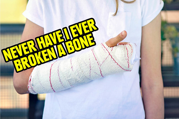 a child with a broken arm in a cast