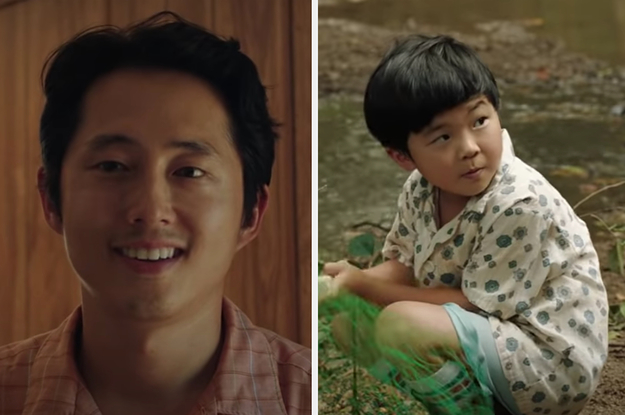 Steven Yeun and Alan Kim in Minari