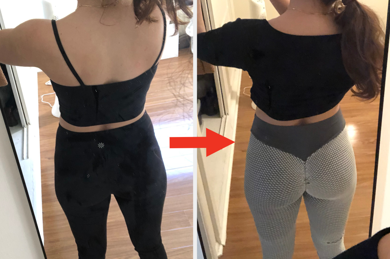 The TikTok Leggings - These babies are so butt-lifting, so curve-hugging,  so booty-flaunting that there's now a viral video challenge dedicated to  them. People wear the leggings in front of their unsuspecting