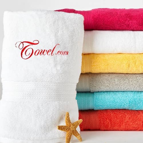 the various towel color options