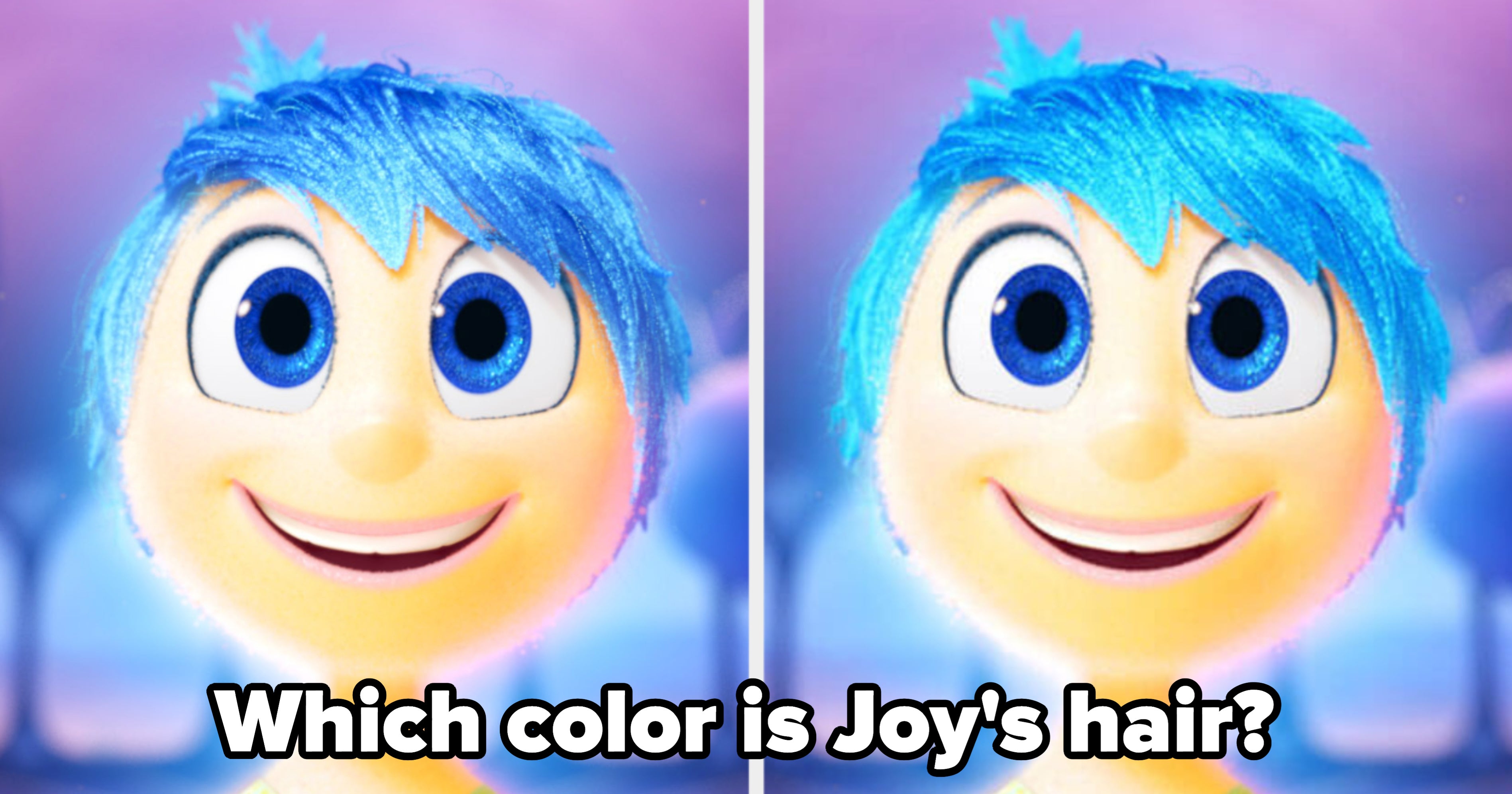 Pick The Correct Pixar Hair Colors