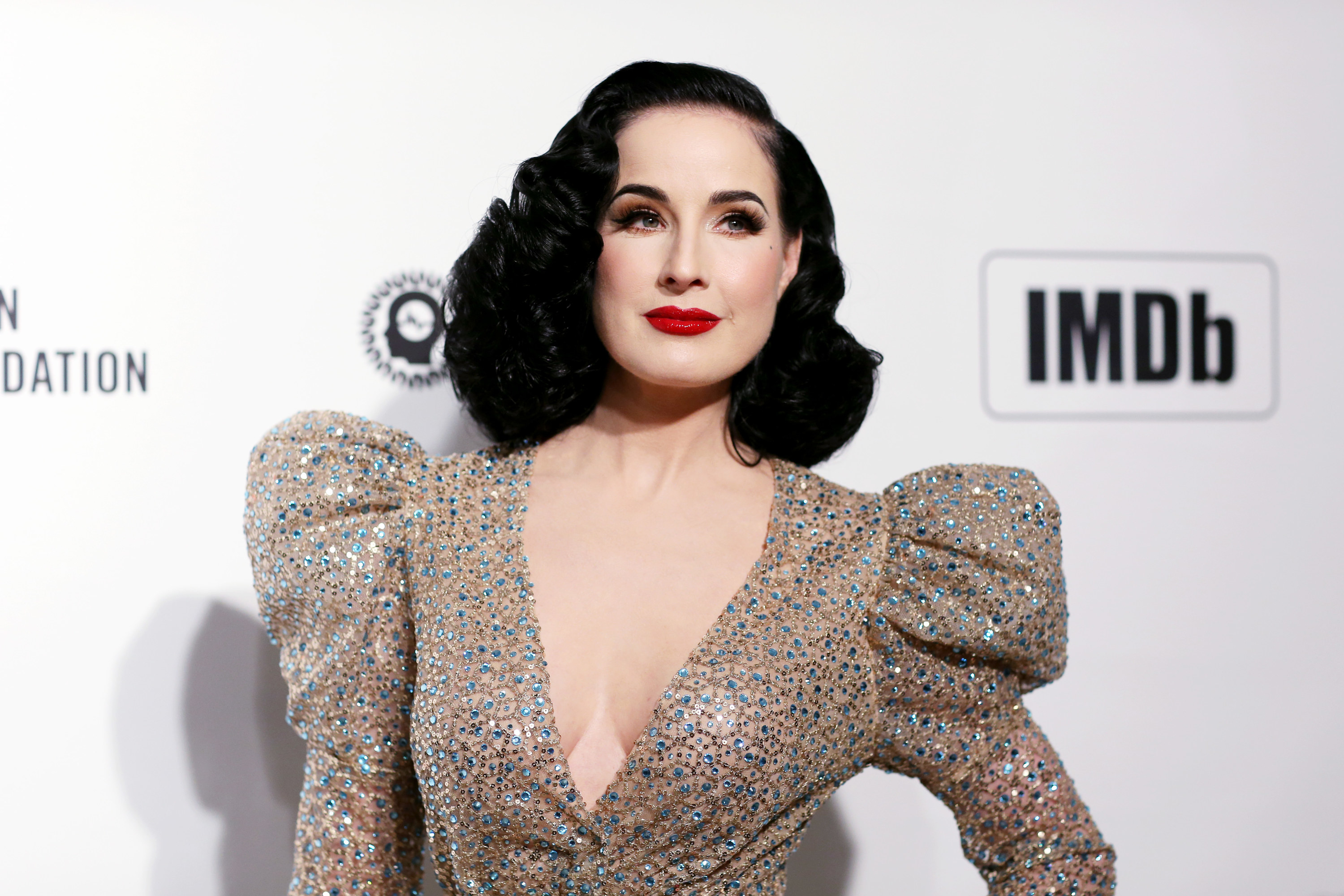 Dita Von Teese Addresses Marilyn Manson Abuse Allegations pic