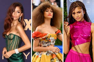 Zendaya on multiple red carpets looking as radiant as ever