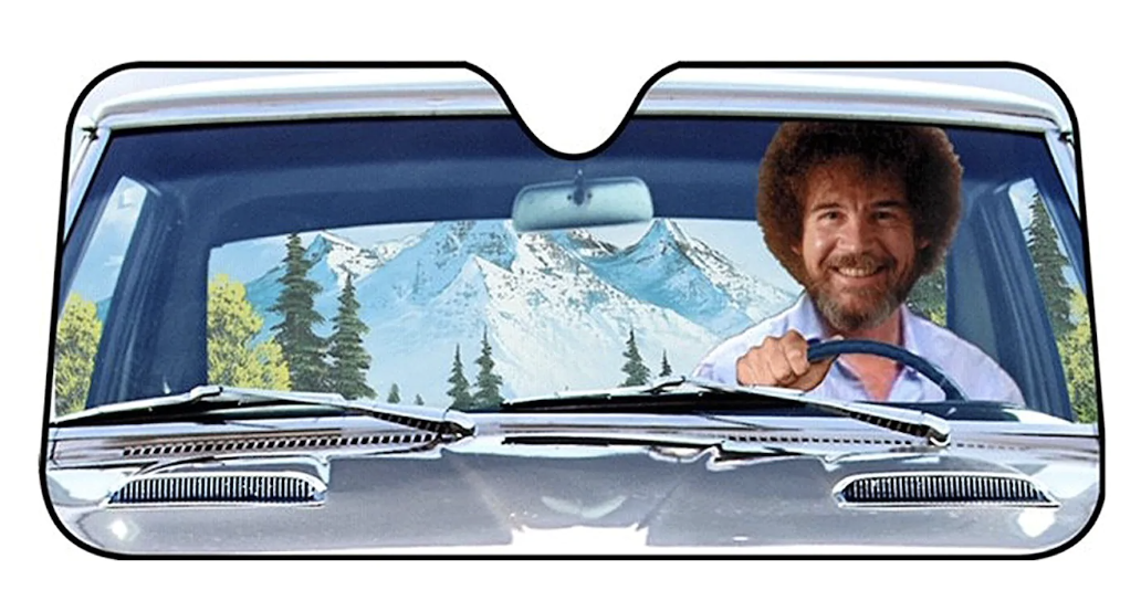 bob ross uv windshield car shade