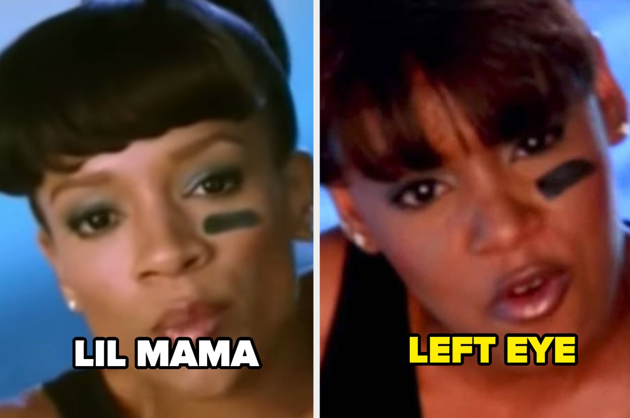 Lil Mama as Left Eye in "CrazySexyCool: The TLC Story" and Left Eye singing in TLC's "Waterfalls" music video