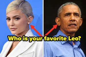 Kylie Jenner attends an awards show and Barack Obama gives a political speech.