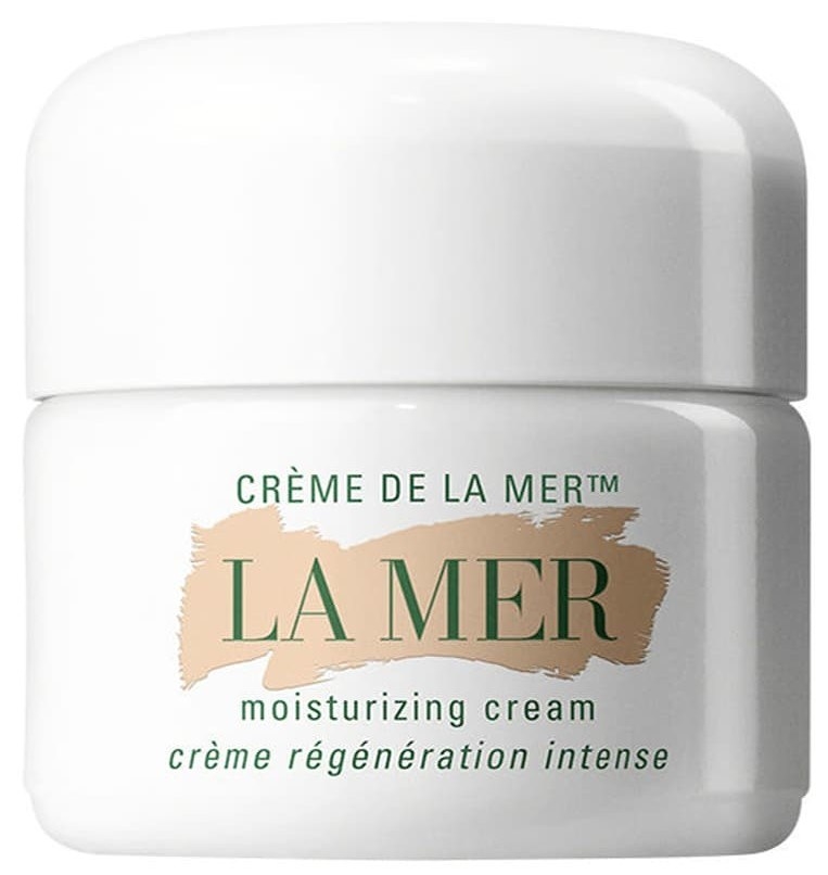 The cream in its white container