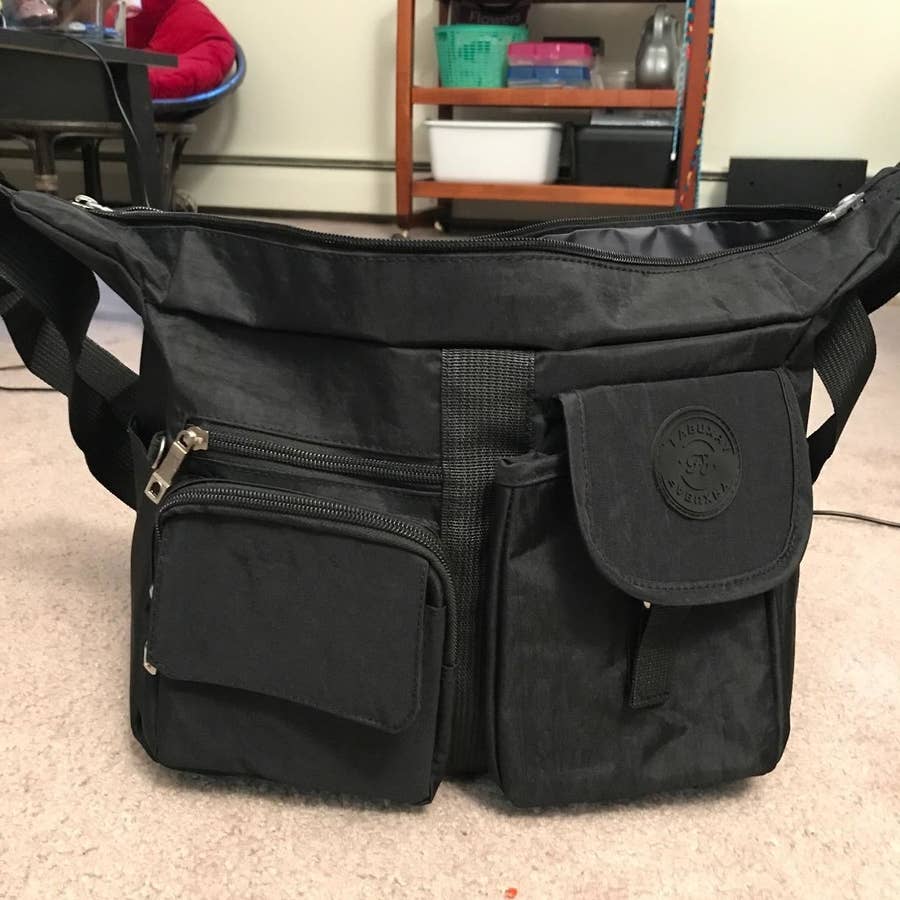 BadPiggies Felt Purse Insert Handbag Tote Bag in Bag Multi-pocket