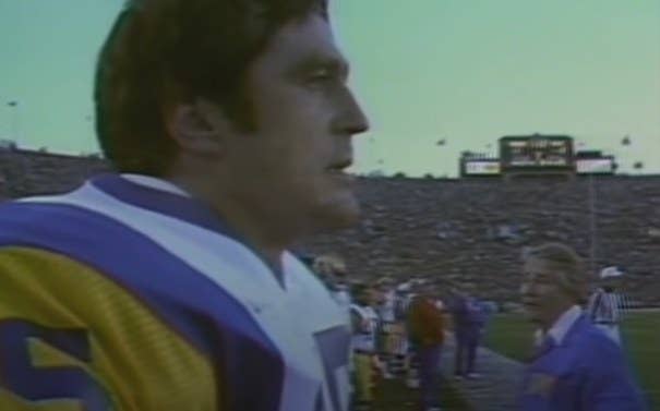 Jack Youngblood on the sidelines.