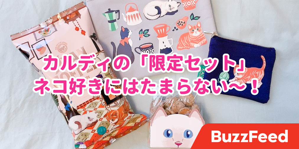 これは可愛すぎるu2026 カルディの「限定コーヒーセット」ネコ好きに